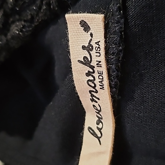 Lovemarks Pull Over Black Lace Mini Dress 100% Polyester Scoop Neck Size M - Picture 7 of 8